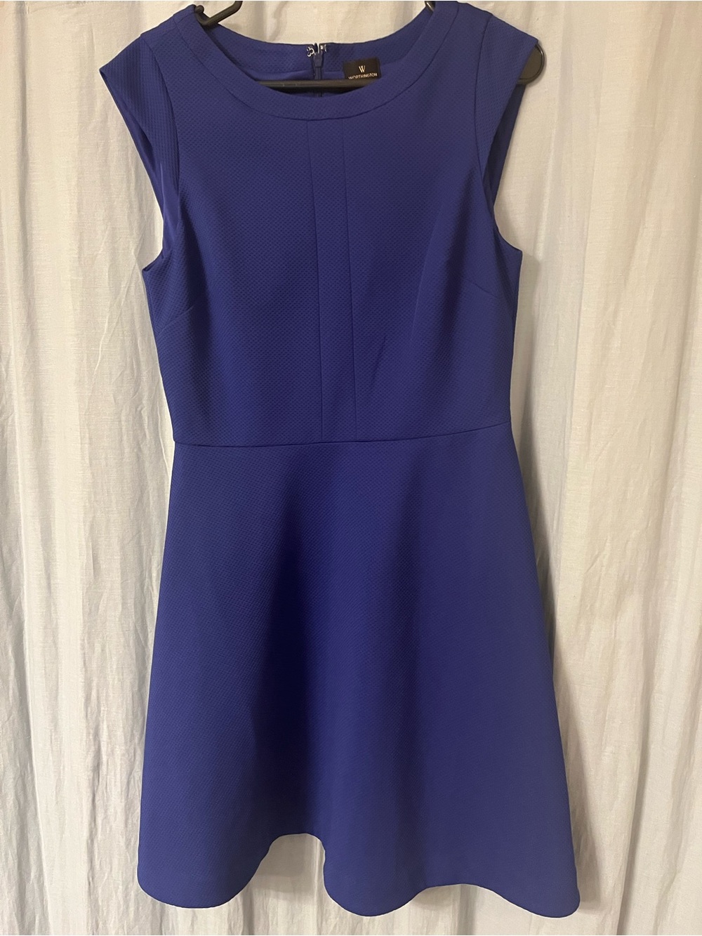 Worthington Sleeveless A-Line Dress in Cobalt Blue